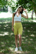 BIRDIEFLEX - OH SO SUMMER BIKER SHORTS SARI BİSİKLETÇİ ŞORTU